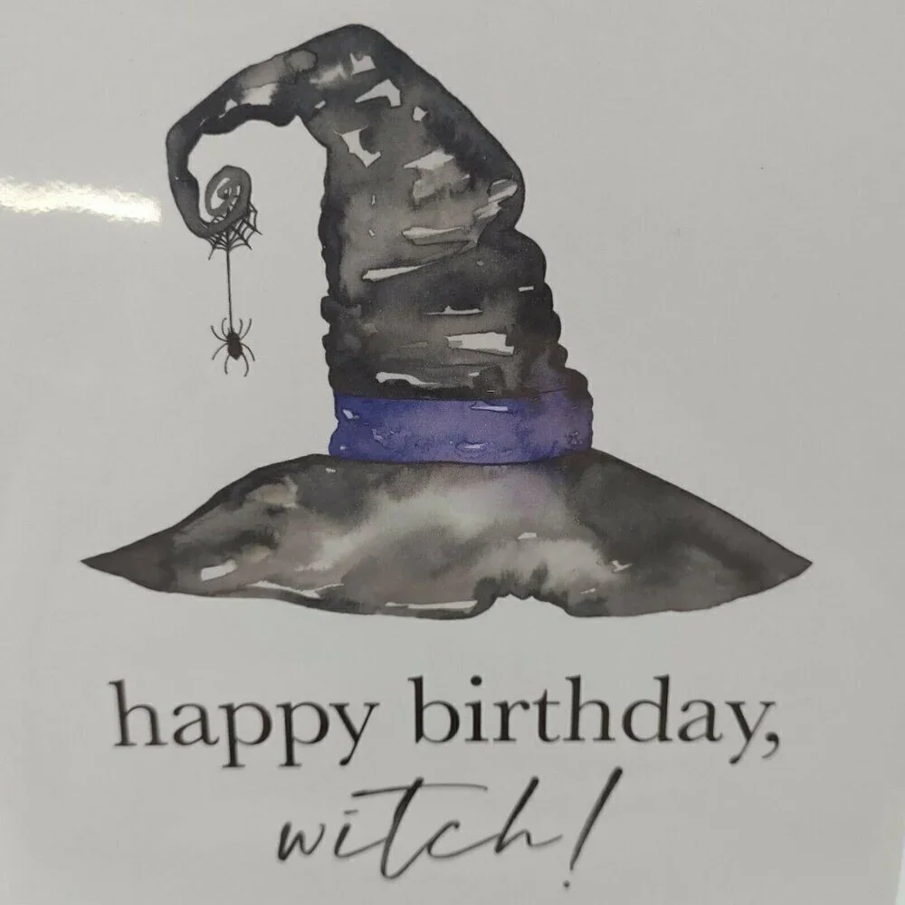 Halloween Themed Greeting Cards Happy Birthday Witch Dead Inside Envelopes Set 2